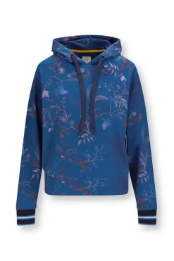 Sportshirts|Pip Studio Hoodie Lange Armel Isola Blau