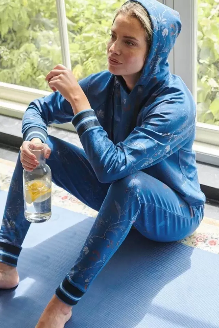 Sportshirts|Pip Studio Hoodie Lange Armel Isola Blau
