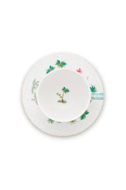 Cappuccino Tasse|Pip Studio Jolie Cappuccino Tasse & Untertasse Dots Gold