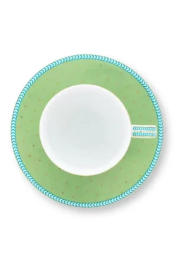 Tasse & Untertasse|Pip Studio Jolie Espresso Tasse & Undertasse Grun