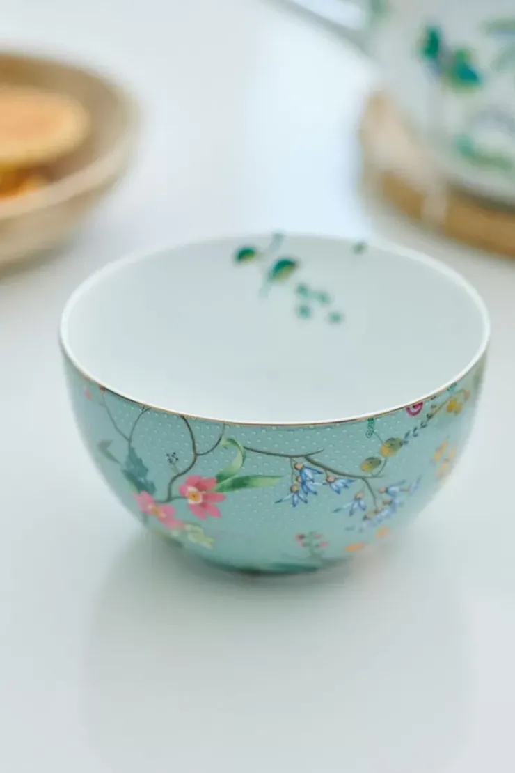 Schalen|Pip Studio Jolie Schale Flowers Blau 12 Cm