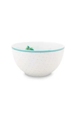 Schalen|Pip Studio Jolie Schale Flowers Dots Gold 15 Cm