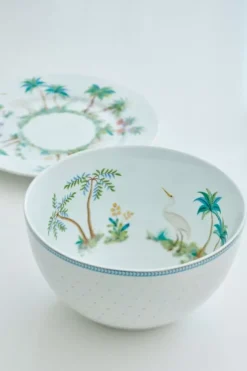 Schalen|Pip Studio Jolie Schale Flowers Dots Gold 15 Cm