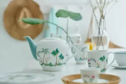Porzellan Sets|Pip Studio Jolie Set/2 Cappuccino Tasse & Untertasse Dots Gold