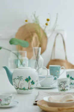 Porzellan Sets|Pip Studio Jolie Set/2 Espresso Tasse & Untertasse Dots Gold Weis