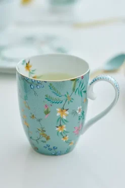 Porzellan Sets|Pip Studio Jolie Set/2 Tasse Gross Flowers Blau