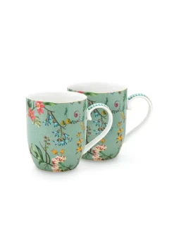 Porzellan Sets|Pip Studio Jolie Set/2 Tasse Klein Flowers Blau