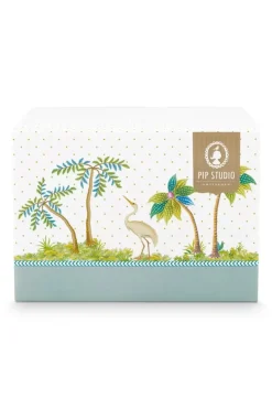 Kaffeetassen|Pip Studio Jolie Set/2 Tassen Klein Blumen Grun