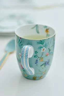 Teetassen|Pip Studio Jolie Tasse Gross Flowers Blau