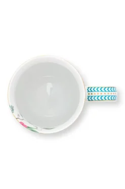 Kaffeetassen|Pip Studio Jolie Tasse Klein Blumen Grun