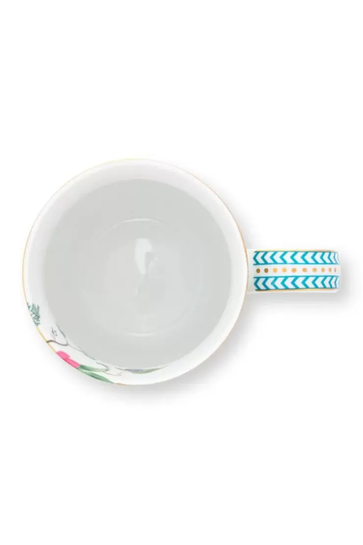 Kaffeetassen|Pip Studio Jolie Tasse Klein Blumen Grun