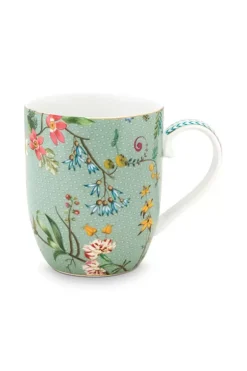 Kaffeetassen|Pip Studio Jolie Tasse Klein Flowers Blau