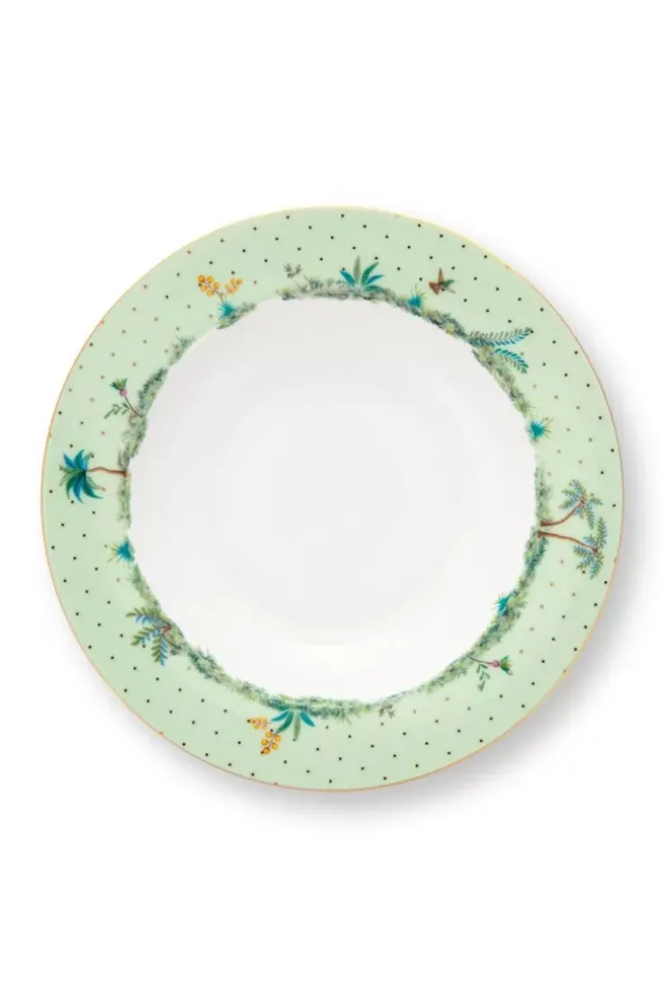 Tiefe Teller|Pip Studio Jolie Tiefer Teller 21.5 Cm Grun