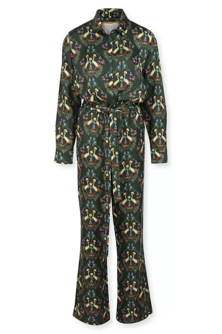 Jumpsuits|Pip Studio Jumpsuit Flirting Birds Grun