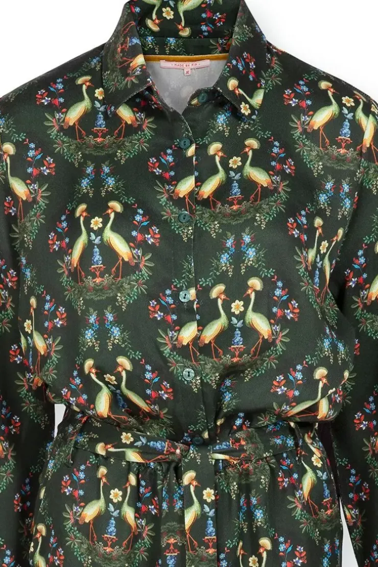 Jumpsuits|Pip Studio Jumpsuit Flirting Birds Grun