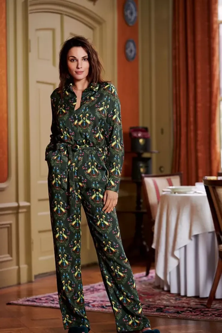 Jumpsuits|Pip Studio Jumpsuit Flirting Birds Grun
