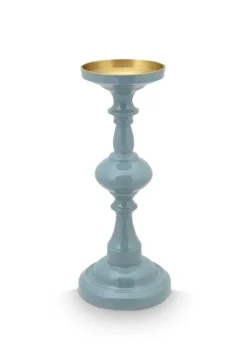 Kerzenhalter|Pip Studio Kerzenstander Blau 34 Cm