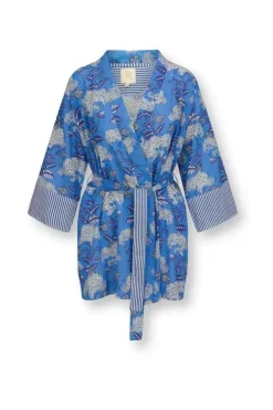 Kimonos|Pip Studio Kimono Flora Firenze Kobalt Blau
