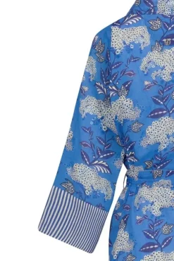 Kimonos|Pip Studio Kimono Flora Firenze Kobalt Blau