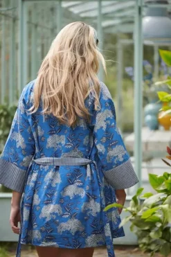 Kimonos|Pip Studio Kimono Flora Firenze Kobalt Blau