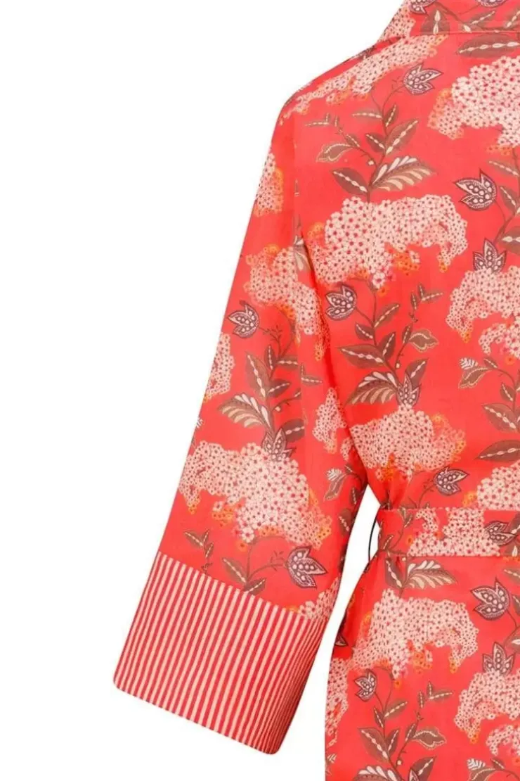 Kimonos|Pip Studio Kimono Flora Firenze Koralle Rot