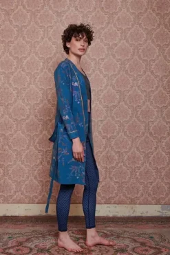 Strandmode|Pip Studio Kimono Isola Blau