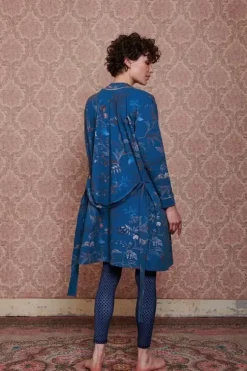 Strandmode|Pip Studio Kimono Isola Blau