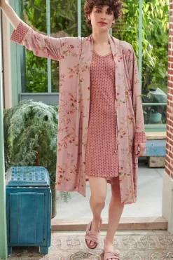 Kimonos|Pip Studio Kimono Kawai Flower Hell Rosa