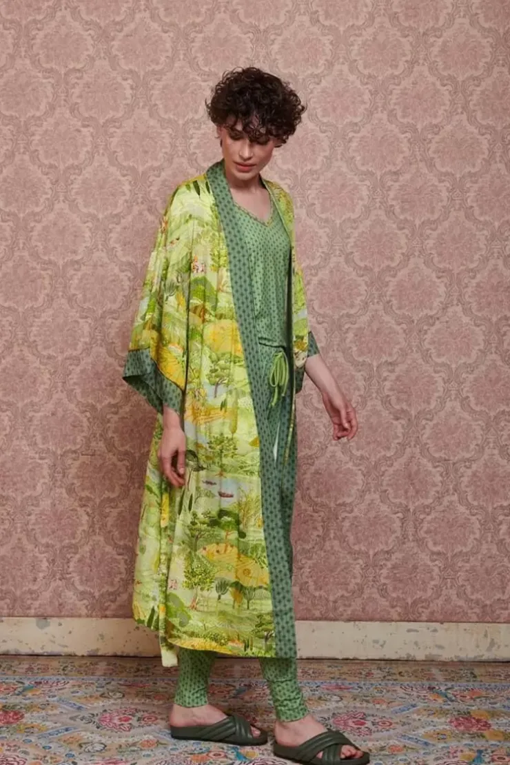 Kimonos|Pip Studio Kimono Toscana Grun