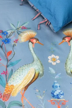 Kissenbezüge|Pip Studio Kissenbezug Flirting Birds Blau