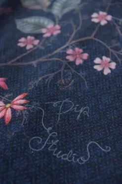 Kissenbezüge|Pip Studio Kissenbezug Tokyo Bouquet Dunkel Blau