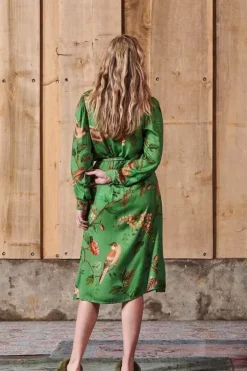 Nachthemden|Pip Studio Kleid Lange Armel Good Nightingale Grun