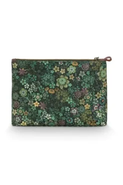 Necessaire|Pip Studio Kosmetiktasche Combi Gross Tutti I Fiori Grun