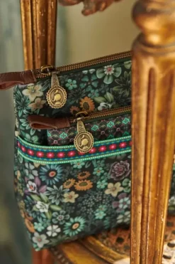 Necessaire|Pip Studio Kosmetiktasche Combi Gross Tutti I Fiori Grun