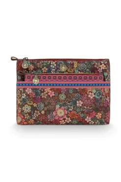 Necessaire|Pip Studio Kosmetiktasche Combi Gross Tutti I Fiori Rosa