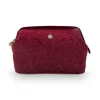 Kosmetiktasche|Pip Studio Kosmetiktasche Extra Gross Samt Quiltey Days Rot