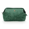 Kosmetiktasche|Pip Studio Kosmetiktasche Extra Gross Samt Quiltey Days Grun