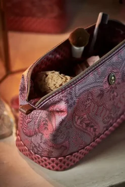 Kosmetiktasche|Pip Studio Kosmetiktasche Gross Kyoto Festival Dunkel Rosa