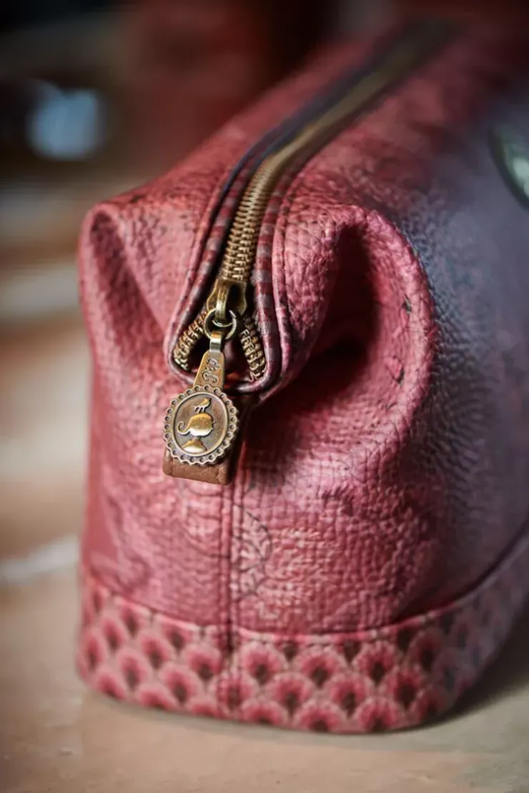 Kosmetiktasche|Pip Studio Kosmetiktasche Gross Kyoto Festival Dunkel Rosa