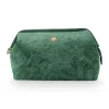 Beautycases|Pip Studio Kosmetiktasche Gross Samt Quiltey Days Grun