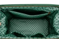 Beautycases|Pip Studio Kosmetiktasche Gross Samt Quiltey Days Grun
