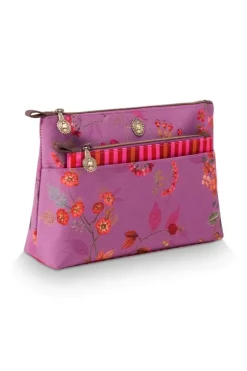Beautycases|Pip Studio Kosmetiktasche Kawai Flower Fuchsia