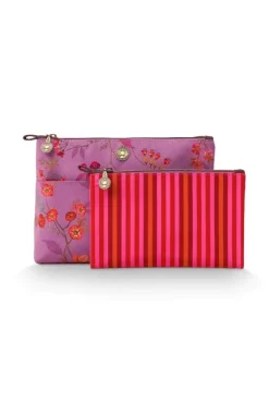 Beautycases|Pip Studio Kosmetiktasche Kawai Flower Fuchsia