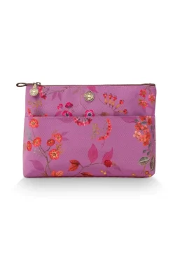 Beautycases|Pip Studio Kosmetiktasche Kawai Flower Fuchsia