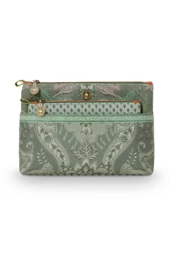 Beautycases|Pip Studio Kosmetiktasche Kyoto Festival Combi Grun