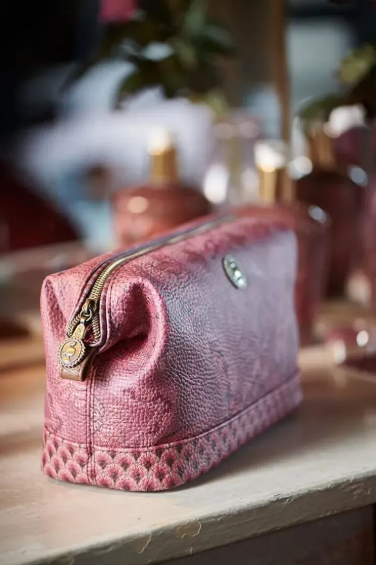 Kosmetiktasche|Pip Studio Kosmetiktasche Medium Kyoto Festival Dunkel Rosa