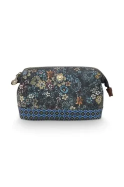 Kosmetiktasche|Pip Studio Kosmetiktasche Medium Tutti I Fiori Blau