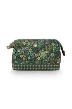 Kosmetiktasche|Pip Studio Kosmetiktasche Medium Tutti I Fiori Grun