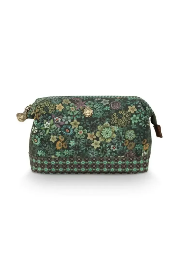 Kosmetiktasche|Pip Studio Kosmetiktasche Medium Tutti I Fiori Grun