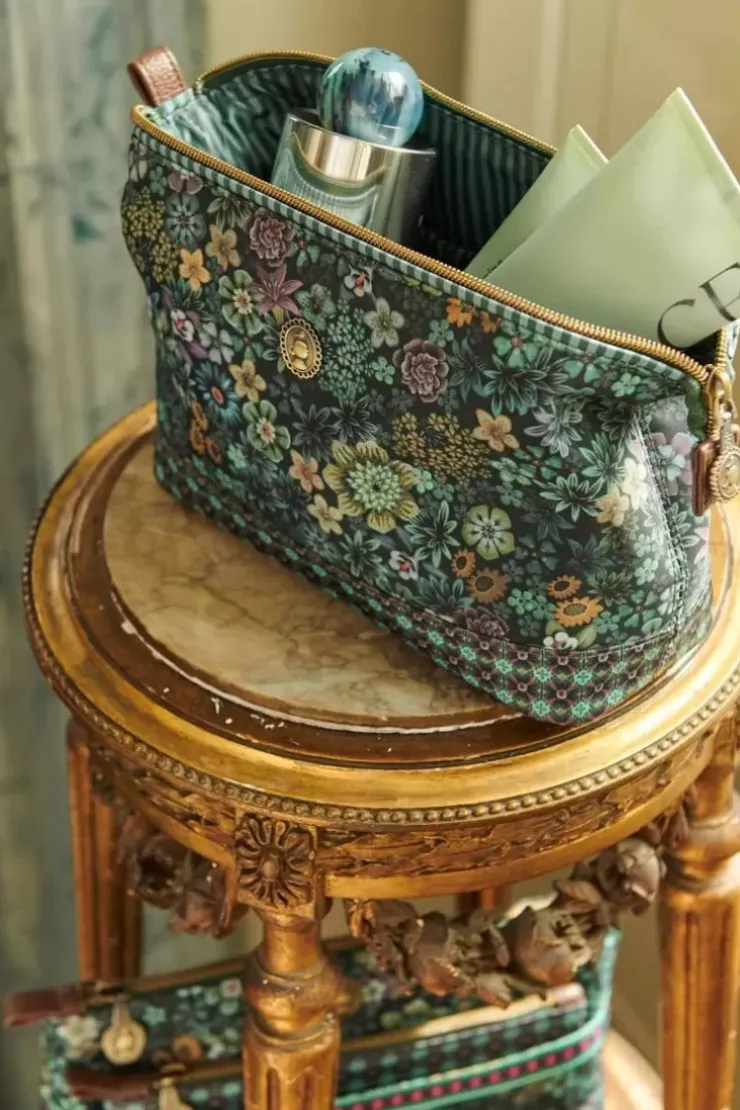 Kosmetiktasche|Pip Studio Kosmetiktasche Medium Tutti I Fiori Grun